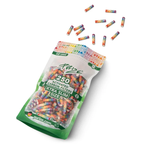 Purize - Filtri a Carbone Attivo Xtra Slim 6mm - Rainbow - immagine 2