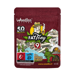 Weedlez - Filtri a Carbone Attivo Fat Tony 9mm